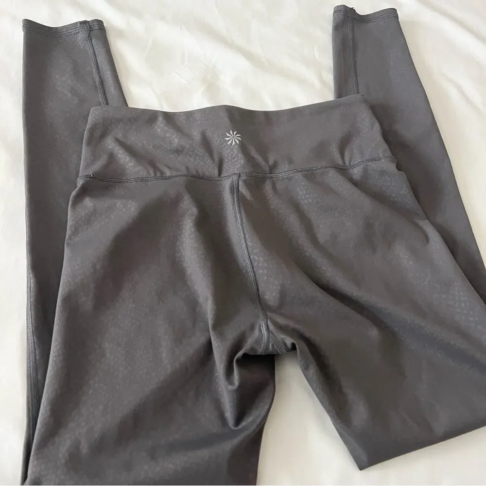 Athleta leggings purple print full length women’s size S - Picture 4 of 7